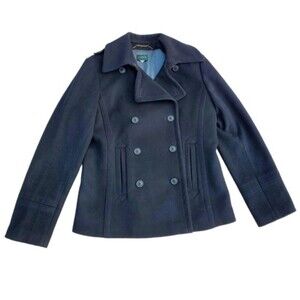 Black J.Crew Wool Pea Coat